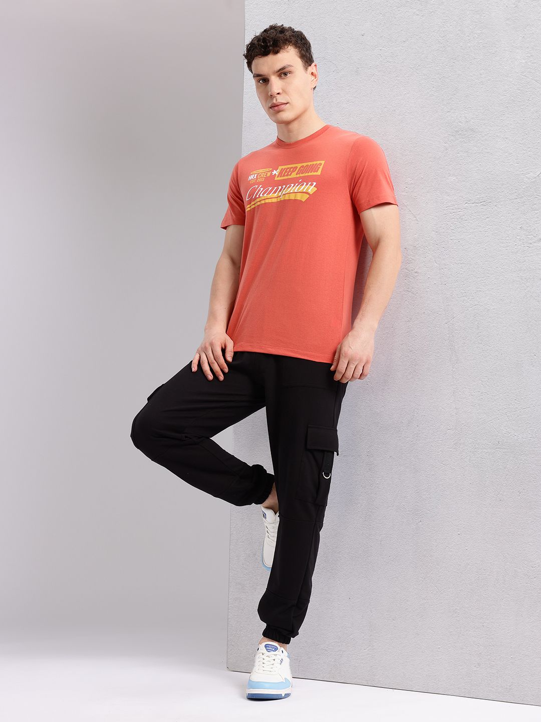 HRX by Hrithik Roshan Men Typography Printed T-shirt