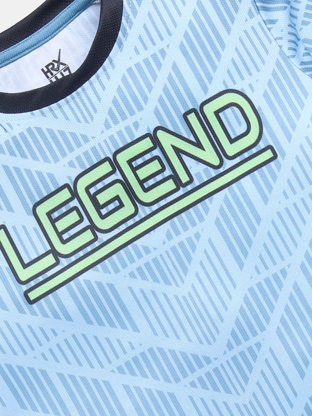 HRX by Hrithik Roshan Boys Rapid-dry Typography Printed Sports T-shirt