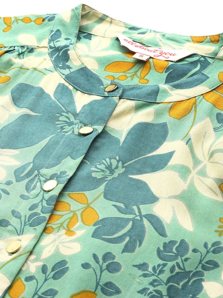 all about you Women Floral Opaque Printed Casual Shirt