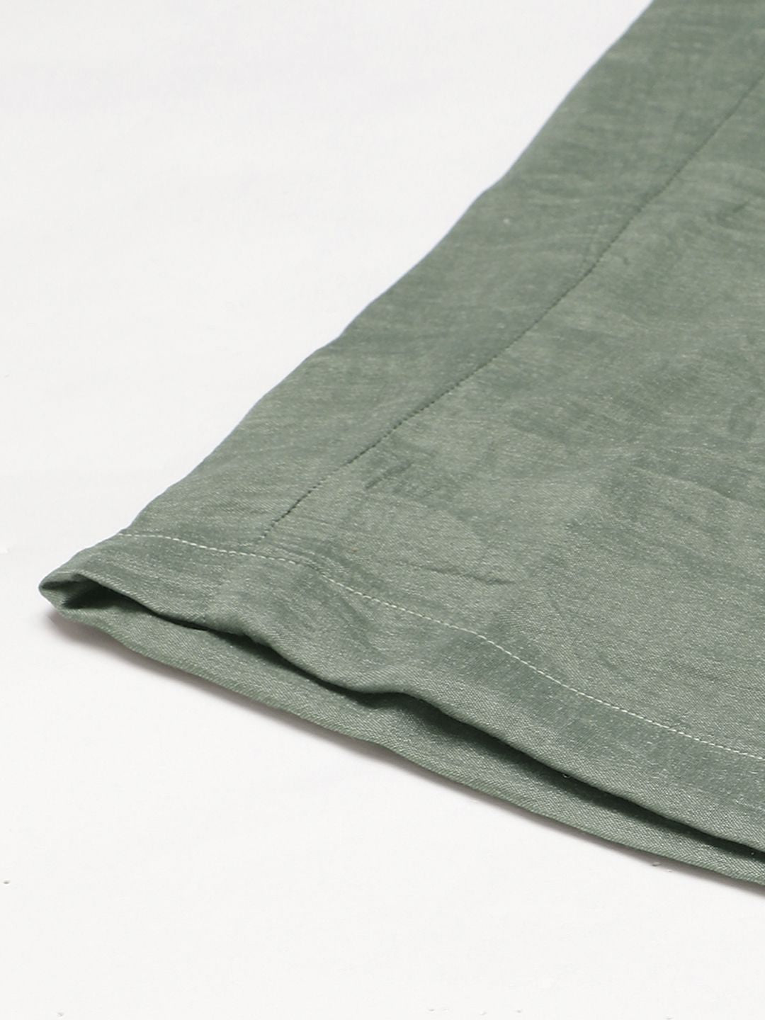 KALINI Women Self Design Pure Cotton Kurta With Trousers