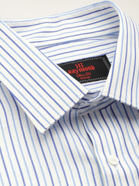 Raymond Slim Fit Striped Pure Cotton Formal Shirt