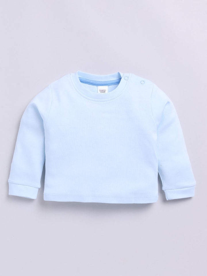 Moms Love Infants Boys Pure Cotton Applique Detail Dungaree With T-Shirt