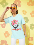 DILLINGER Women Graphic Printed Oversized T-shirt