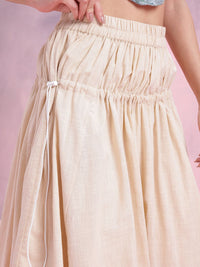 DressBerry Toggle Fastening Ruched Balloon Skirt