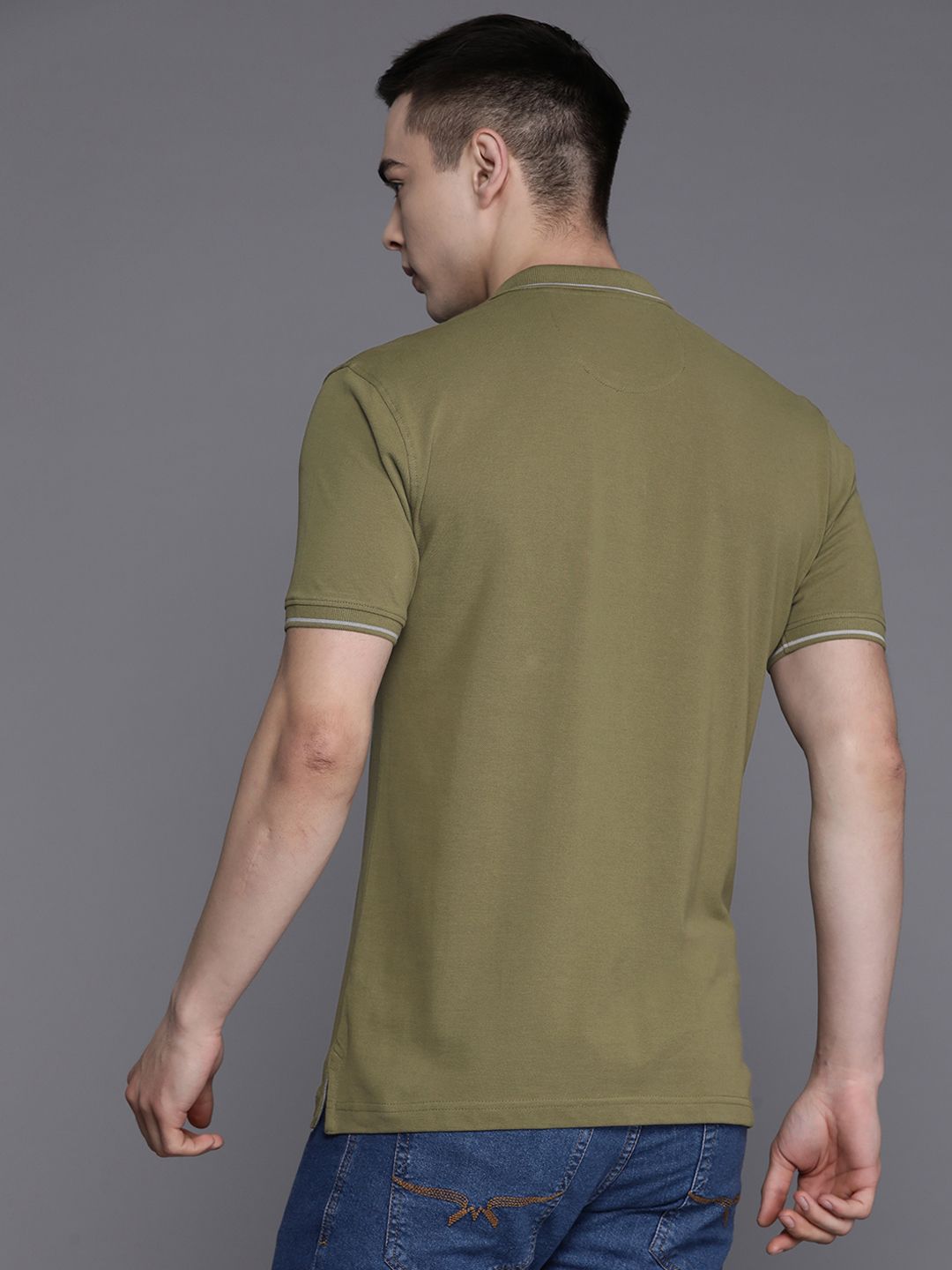 Raymond Pure Cotton Polo Collar T-shirt