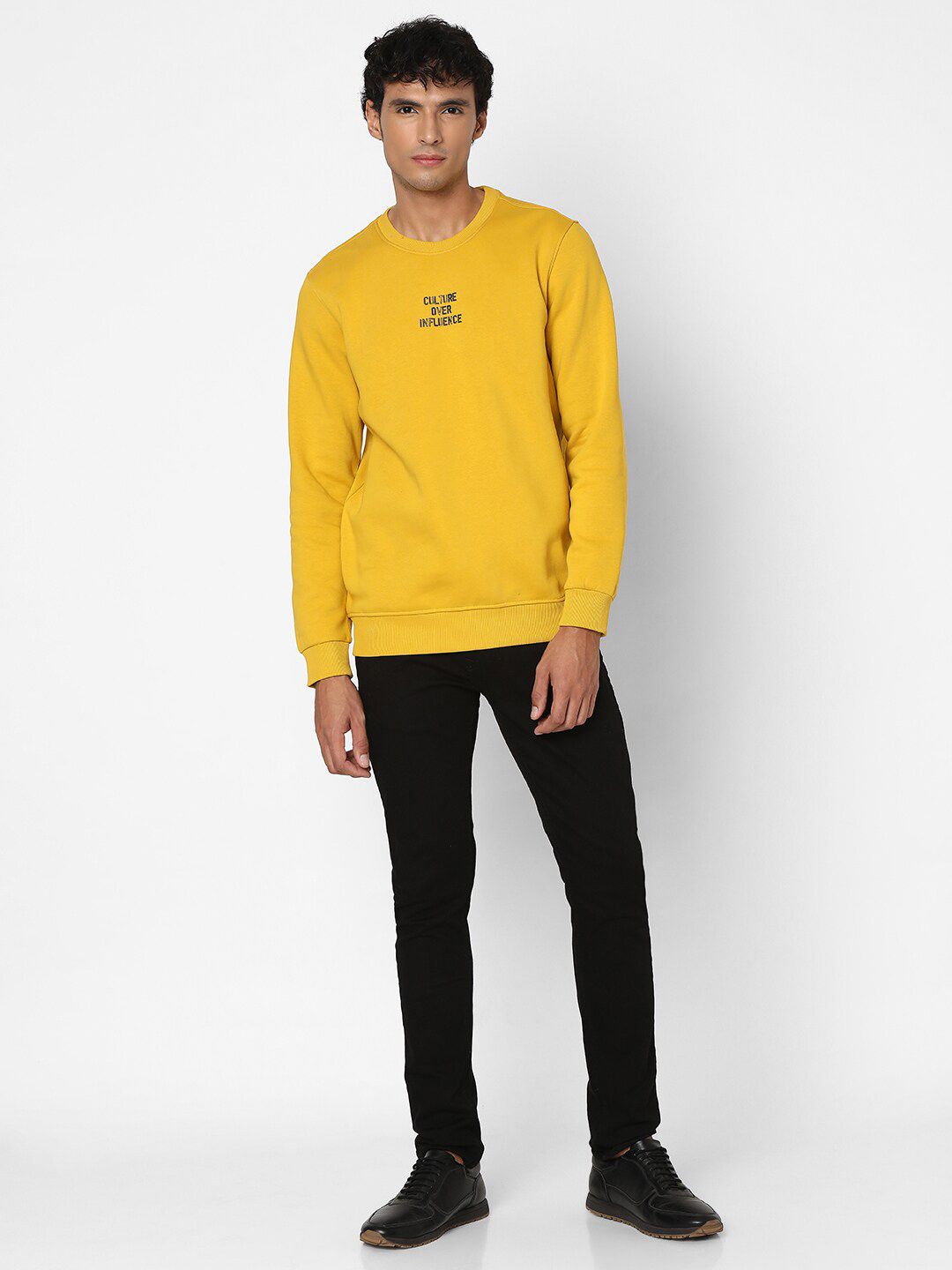 SPYKAR Round Neck Cotton Sweatshirt