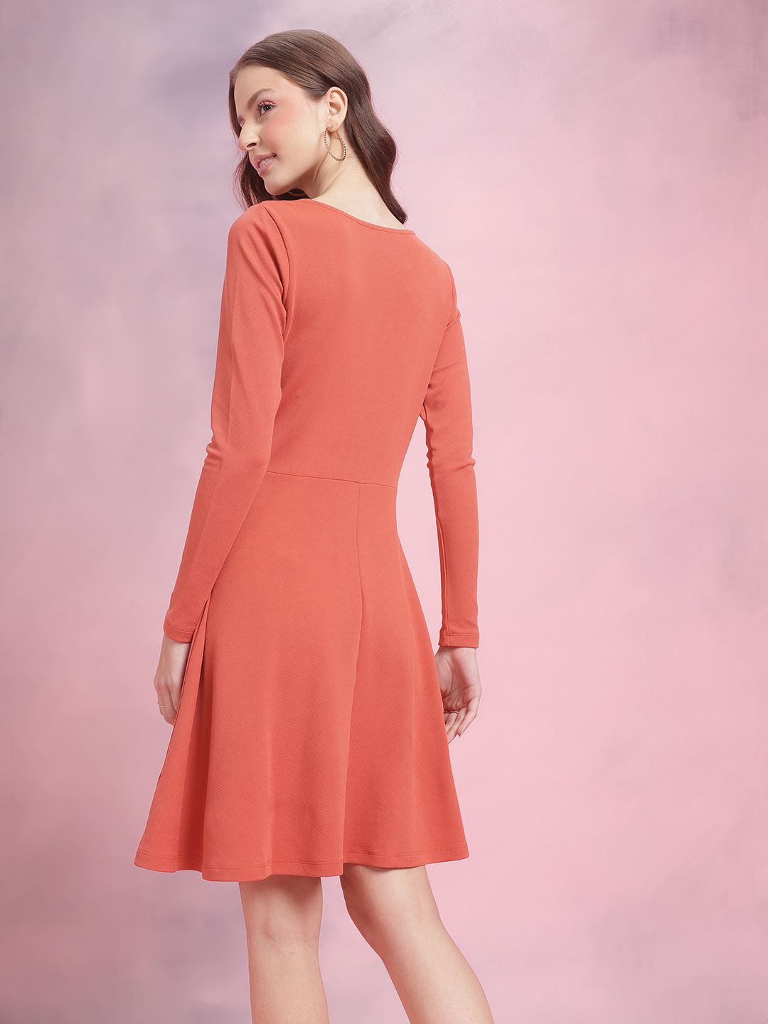 DressBerry Square Neck A-Line Dress