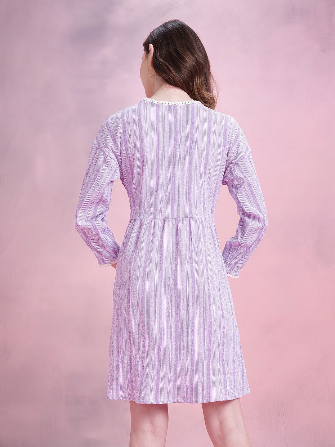 DressBerry Striped Empire Dress