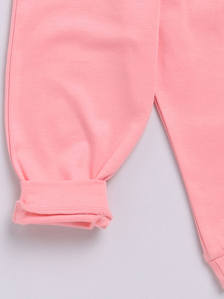 Moms Love Infant Boys Printed Pure Cotton Shirt with Joggers