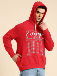 Being Human Pure Cotton Printed Hooded Sweatshirt