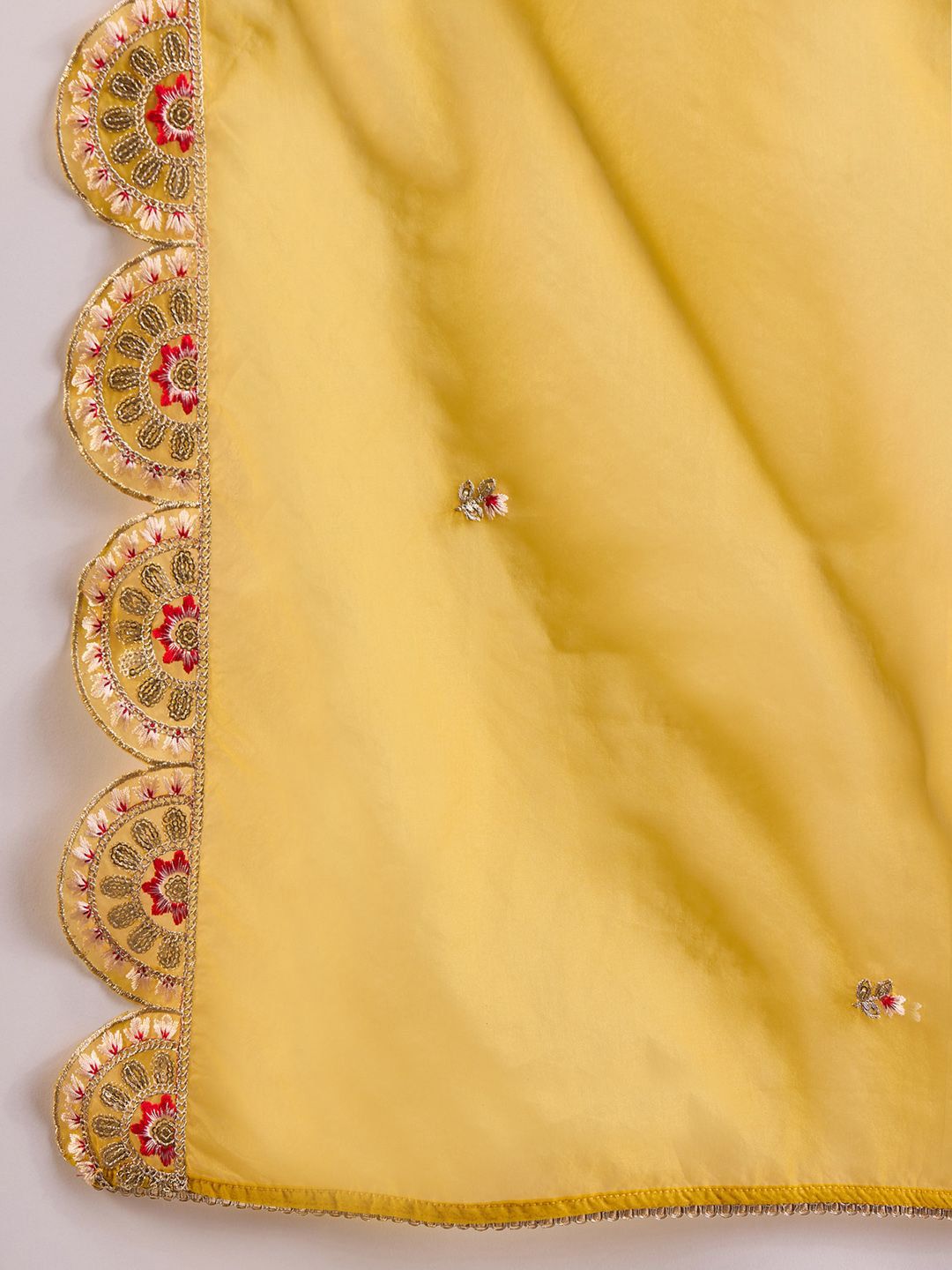 Indo Era Women Ethnic Motifs Embroidered Regular Kurta with Trousers & With Dupatta