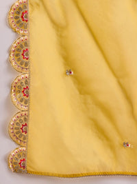 Indo Era Women Ethnic Motifs Embroidered Regular Kurta with Trousers & With Dupatta