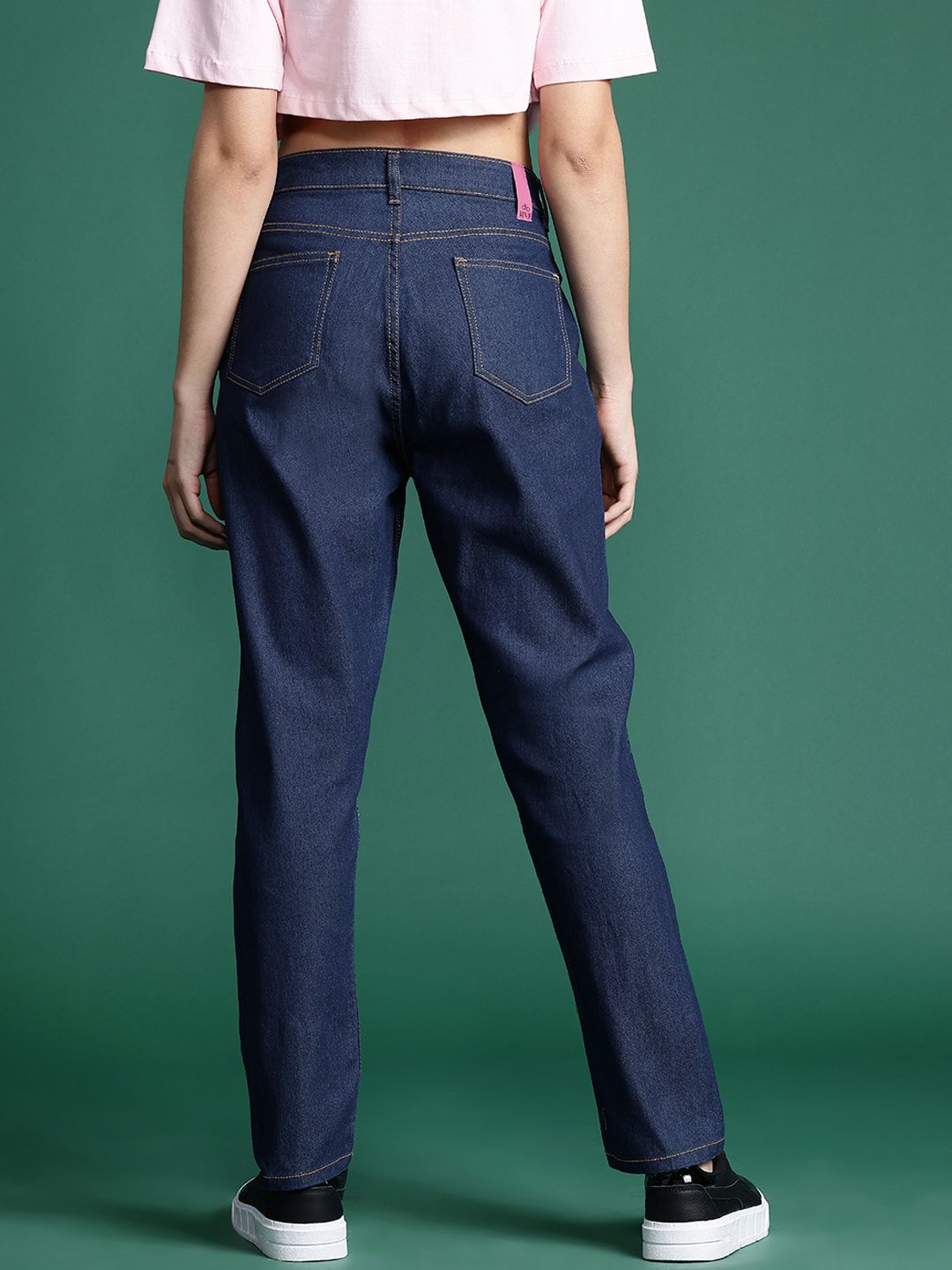 DressBerry Women Boyfriend Fit Printed Stretchable Jeans