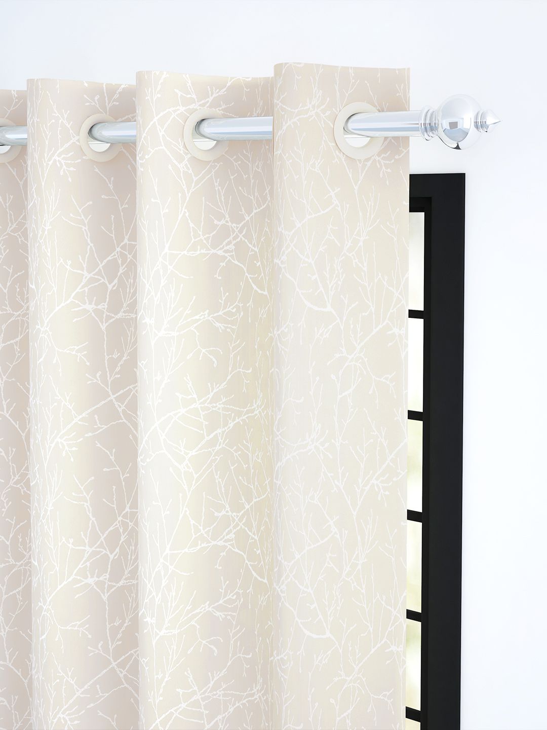 Story@Home Jacquard 400 GSM 7 feet 1 U Door Curtain