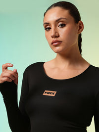 HRX by Hrithik Roshan Brand Logo Rapid-Dry Crop Training T-shirt