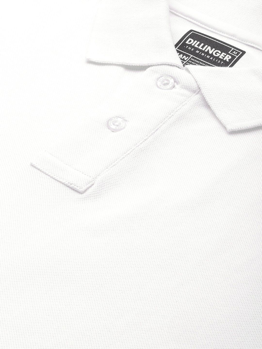 DILLINGER Men Solid Regular Fit Polo Collar T-shirt