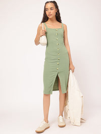 DressBerry Cool Matcha Soft Grunge Sheath Dress