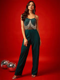 STREET 9 Embellished Sleeveless Basic Jumpsuit