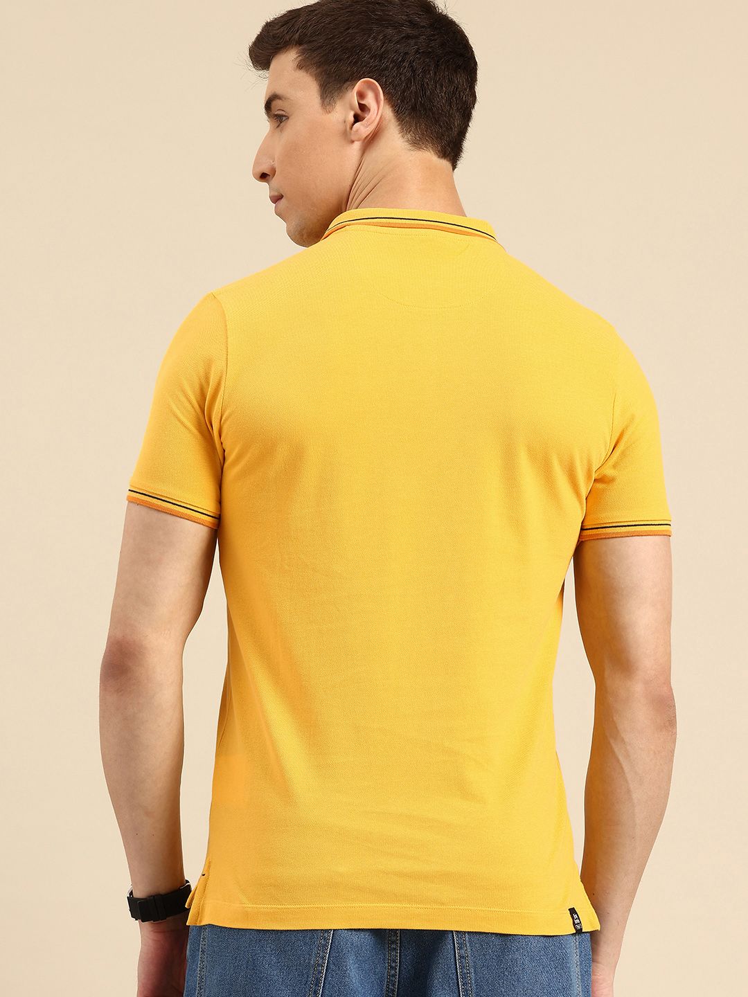 Being Human Polo Collar Pure Cotton T-shirt