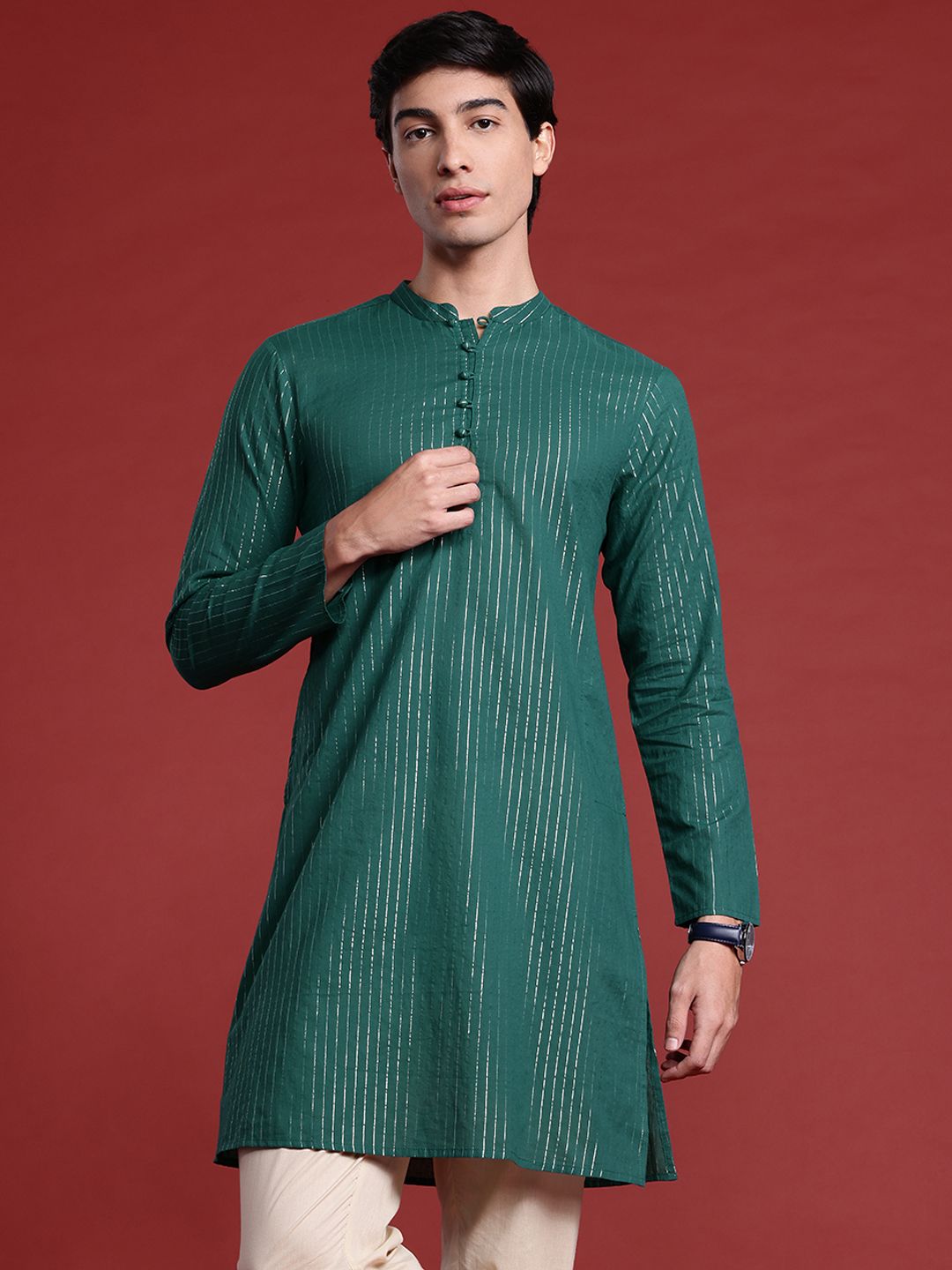 Anouk Striped Kurta