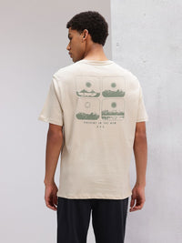 HRX by Hrithik Roshan Printed Pure Cotton Yoga T-shirt