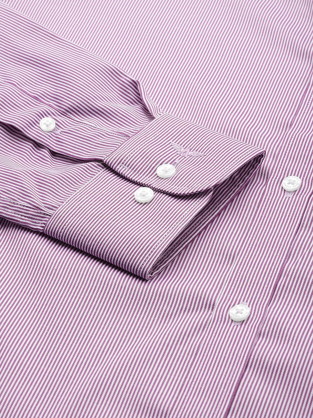 Park Avenue Slim Fit Striped Formal Shirt