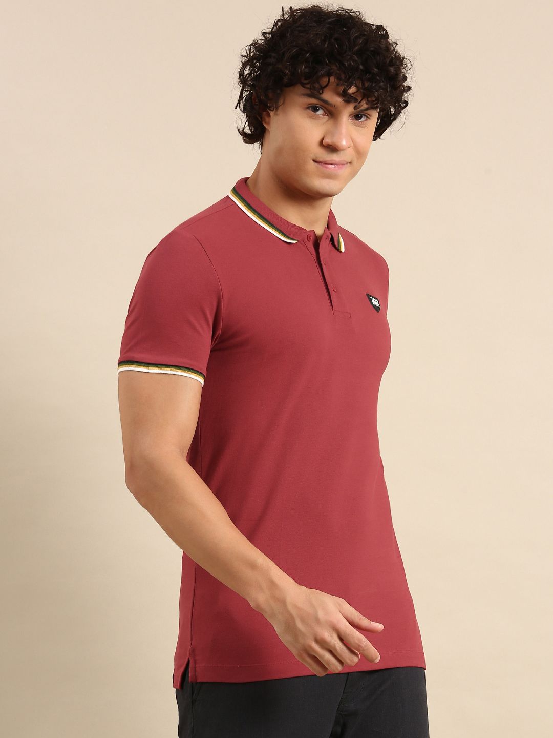 Being Human Polo Collar T-shirt