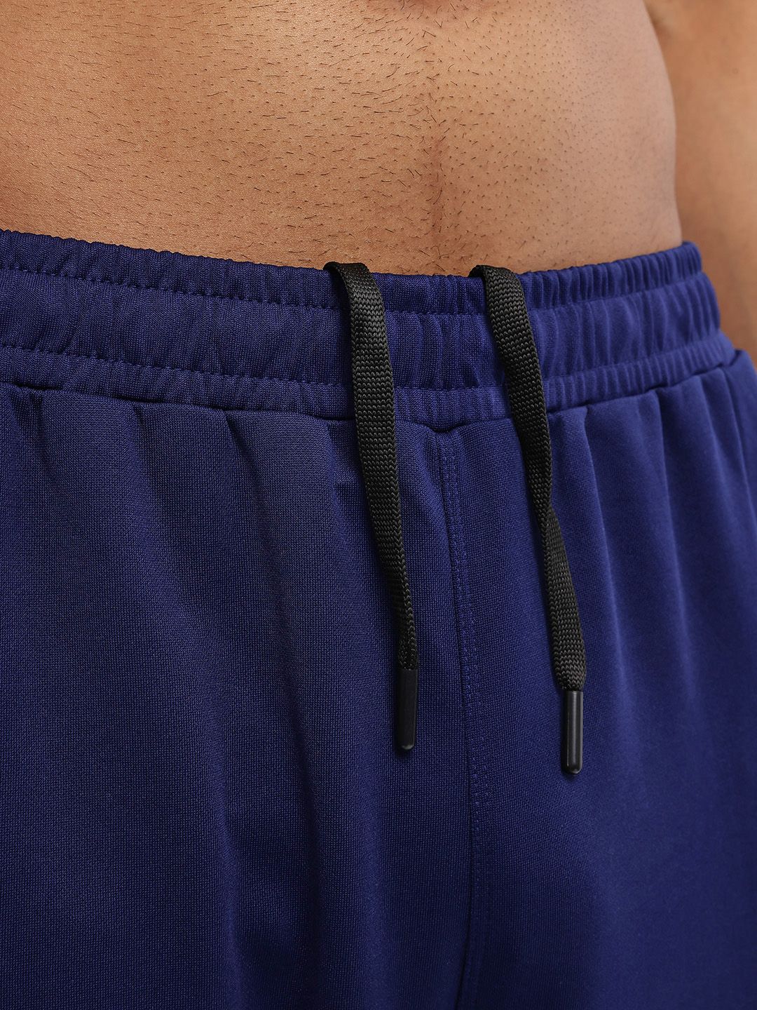 HRX oleh Hrithik Roshan Men Brand Logo Cetak Detail Mid-Rise Rapid Running Running Seluar Laluan