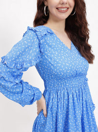 DressBerry Femme Fever Ruffle Ramble A-Line Dress