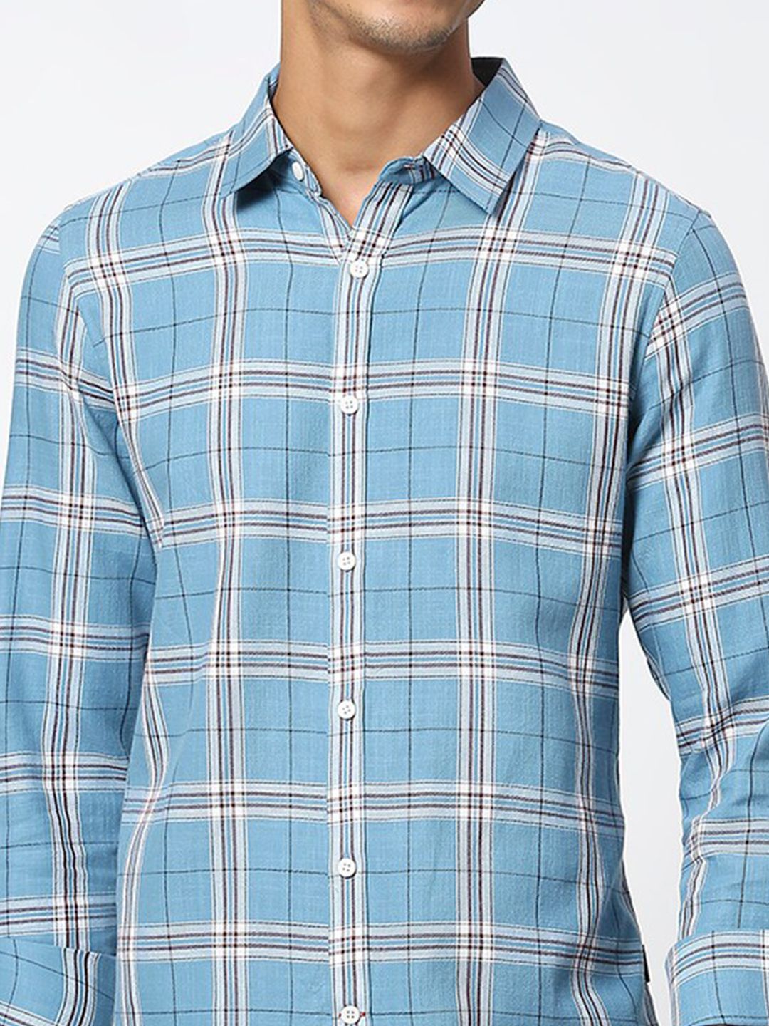 Being Human Slim Fit Tartan Checks Casual Shirt
