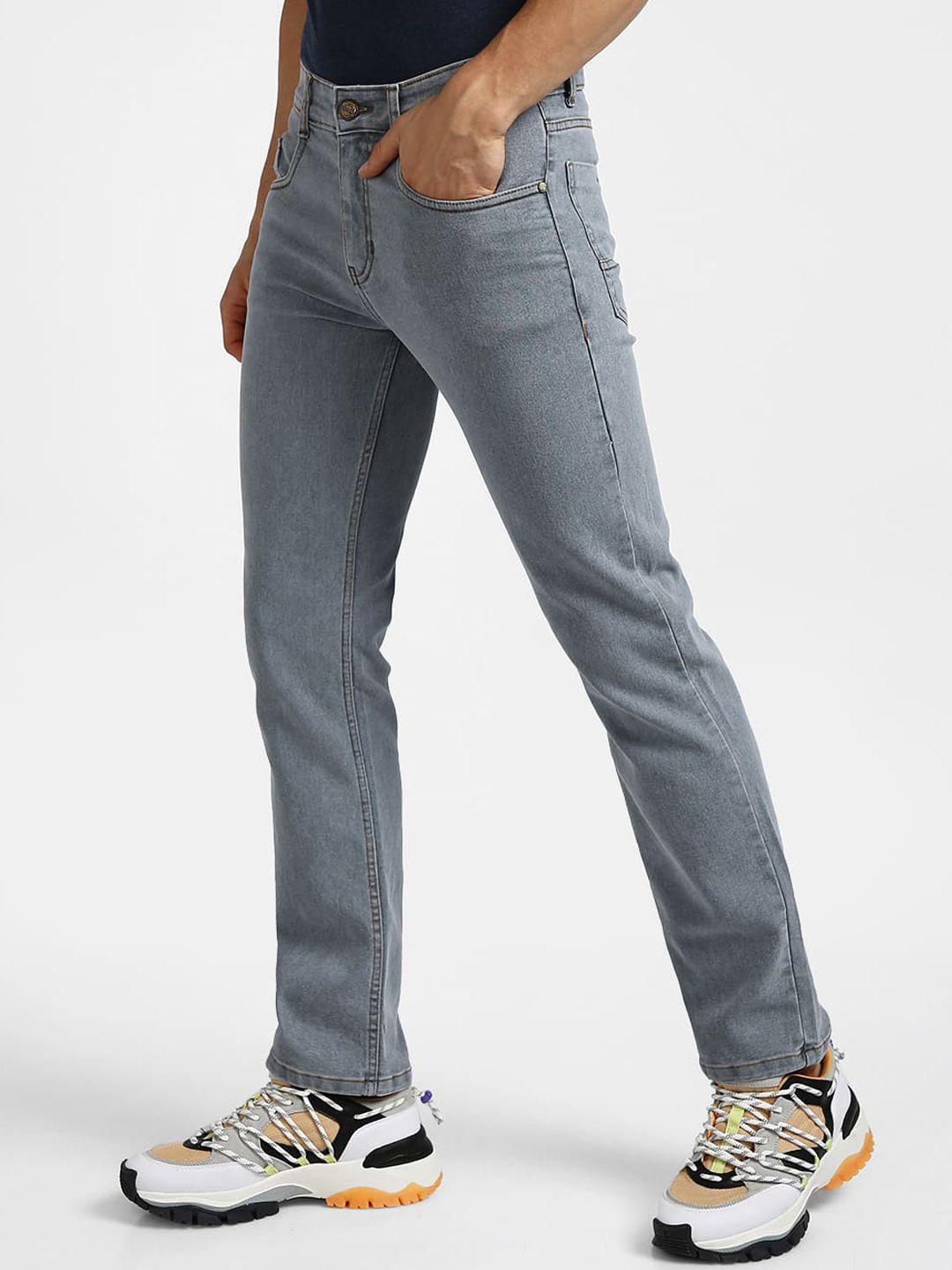 Urbano Fashion Men Mid-Rise Stretchable Jeans