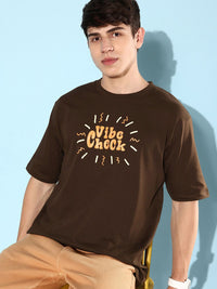 DILLINGER Men Printed Pure Cotton Oversize T-shirt