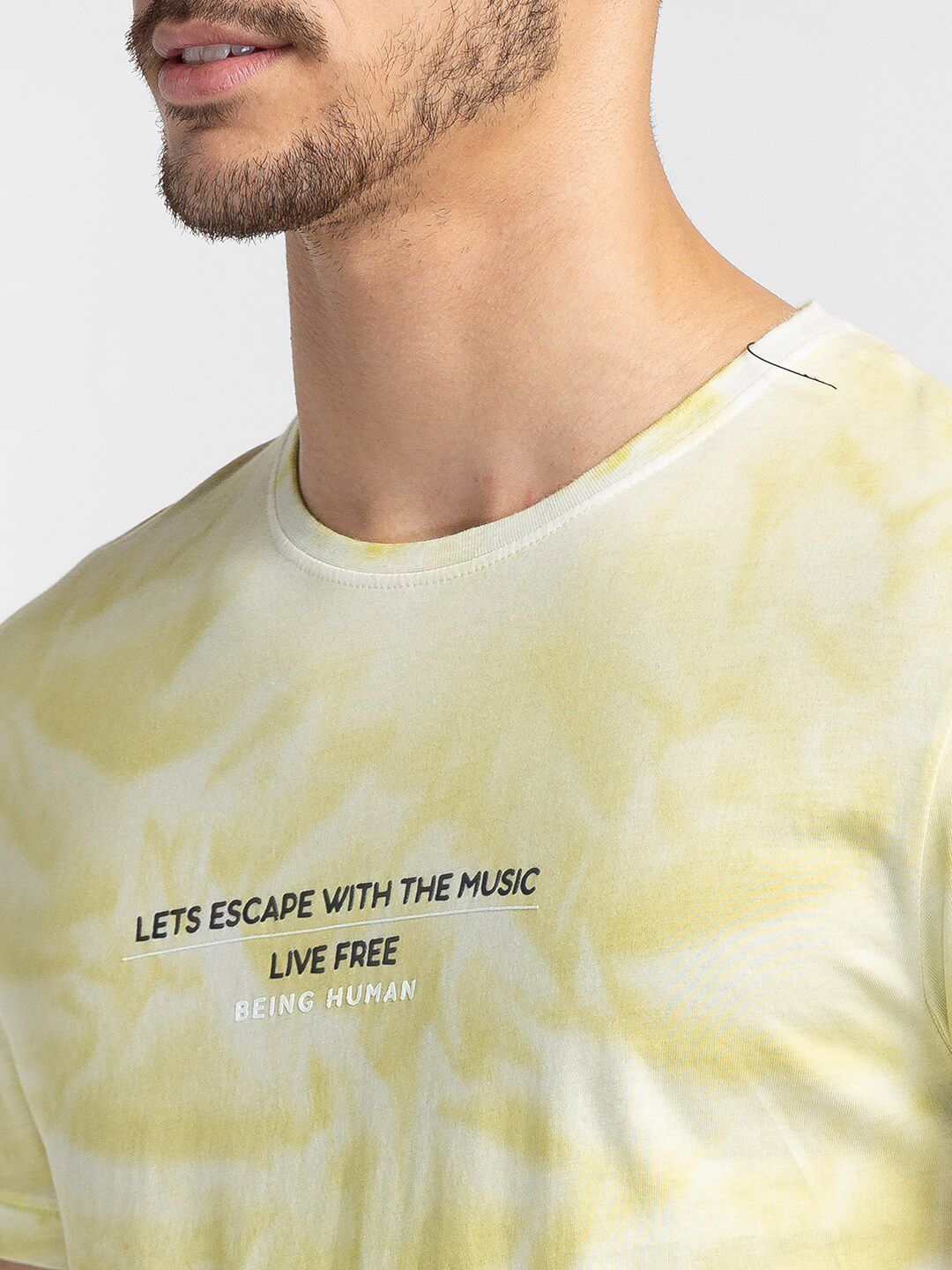 Being Human Typography Printed T-shirt