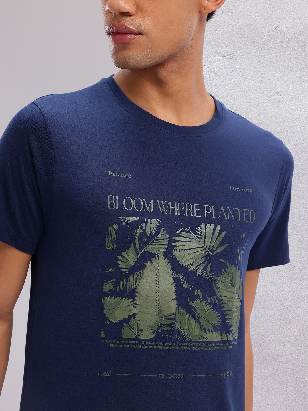 HRX by Hrithik Roshan Conversational Print Round-Neck Lifestyle T-shirt