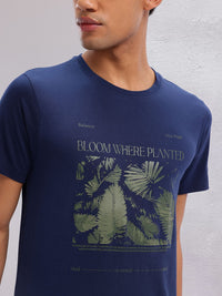 HRX by Hrithik Roshan Conversational Print Round-Neck Lifestyle T-shirt