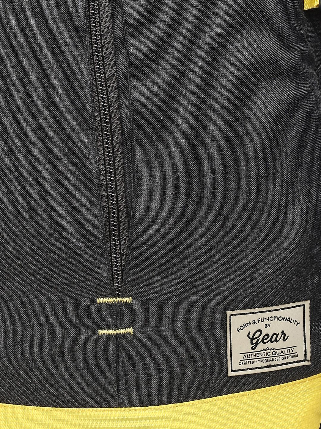 Gear Unisex Charcoal Grey Solid Backpack