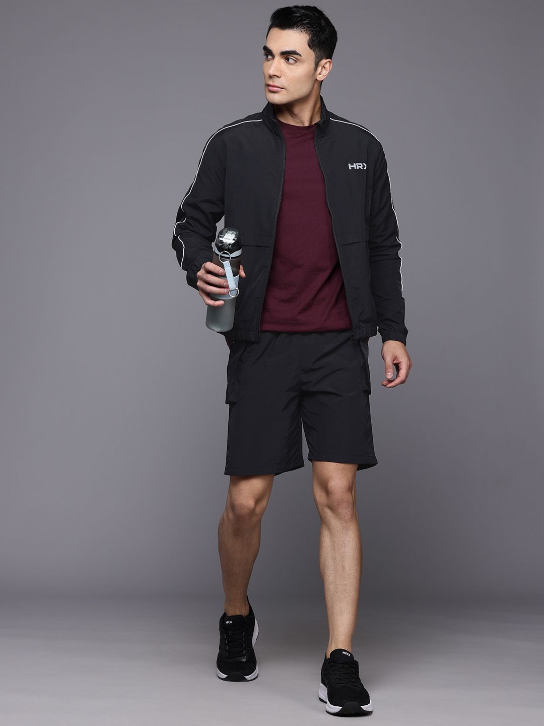 HRX by Hrithik Roshan Rapid-Dry Running Tracksuit