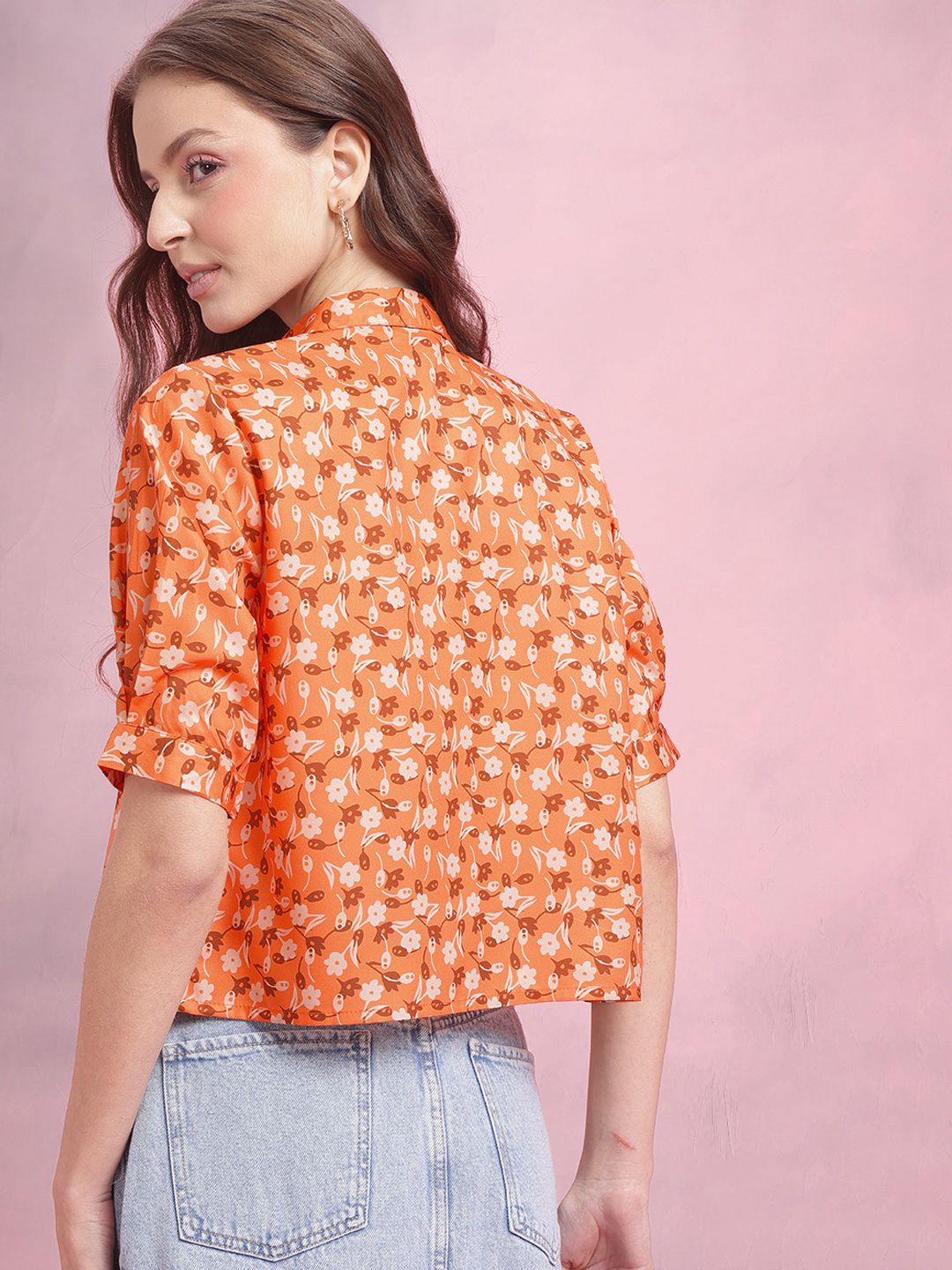 DressBerry Floral Print Casual Shirt