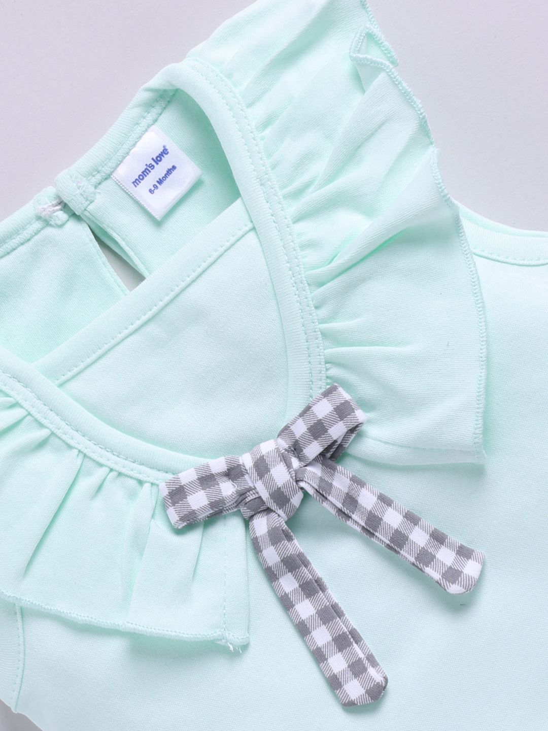 Moms Love Infant Girls Pure Cotton Top with Shorts