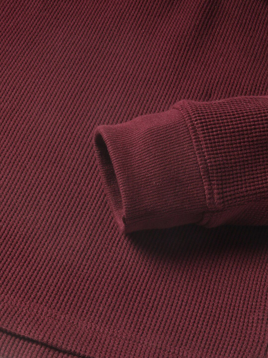 THE BEAR HOUSE Henley Neck Pure Cotton Slim Fit T-shirt