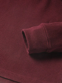 THE BEAR HOUSE Henley Neck Pure Cotton Slim Fit T-shirt