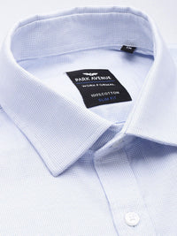 Park Avenue Slim Fit Self Checked Pure Cotton Formal Shirt