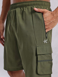 HRX by Hrithik Roshan Men Training Shorts with Utility Pockets