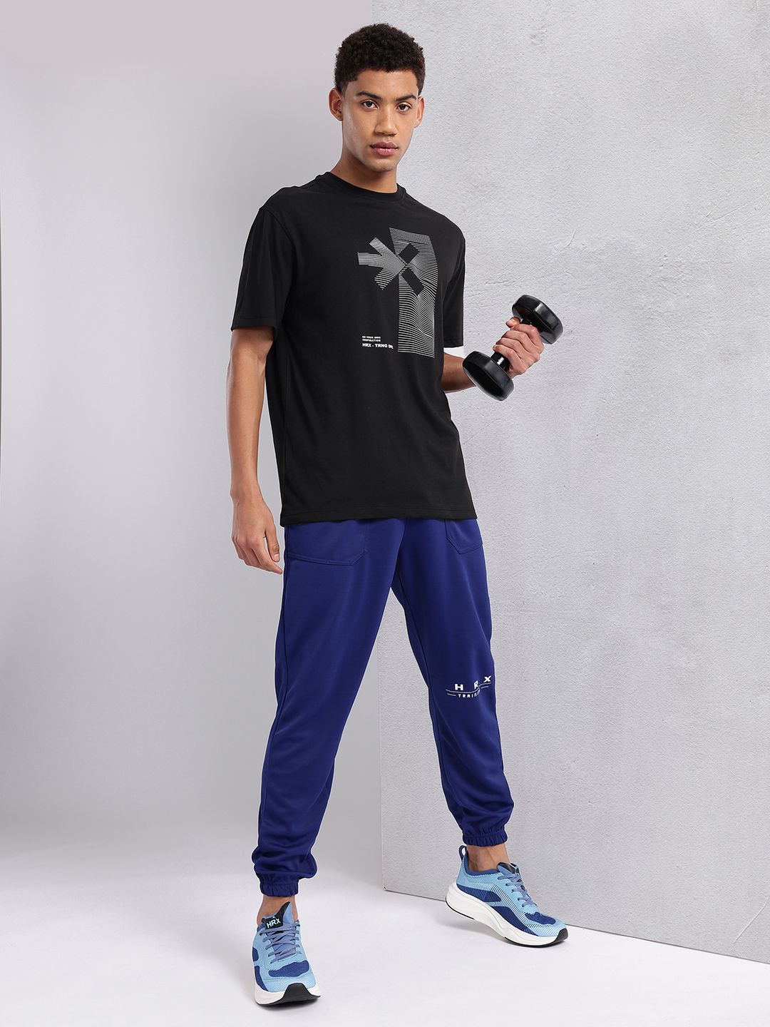 HRX by Hrithik Roshan Graphic Printed Training T-shirt