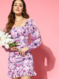 Berrylush Women Floral Bustier Dress