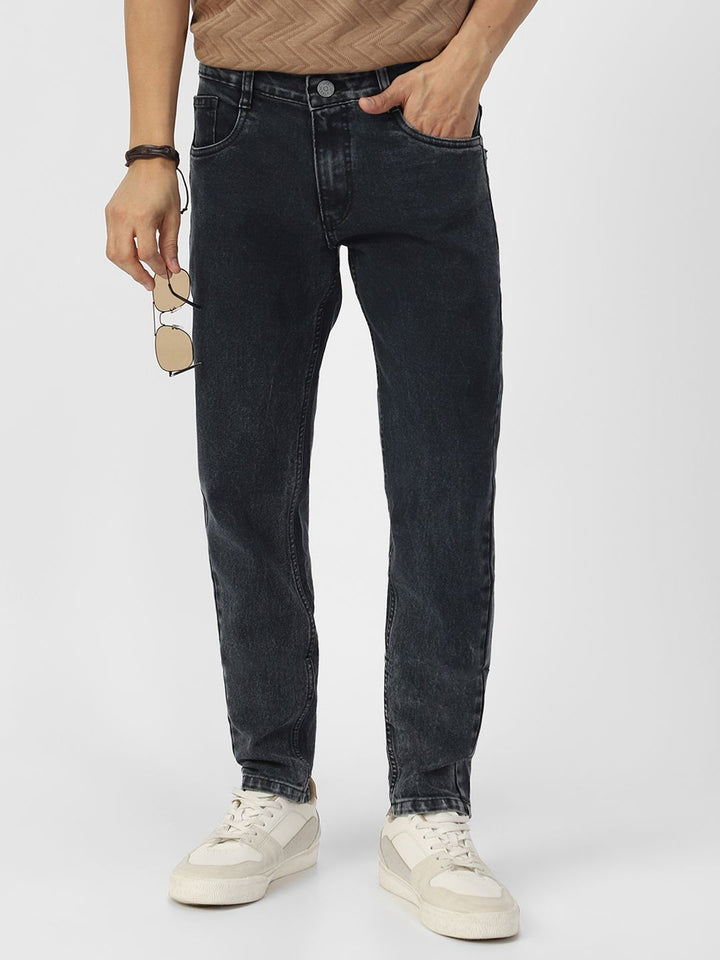 Urbano Fashion Men Clean Look Mid-Rise Stretchable Jeans