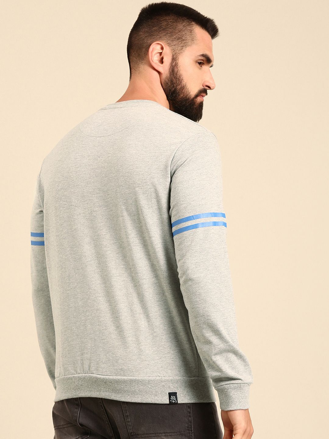 Being Human Pure Cotton Brand Logo Printed Sweatshirt