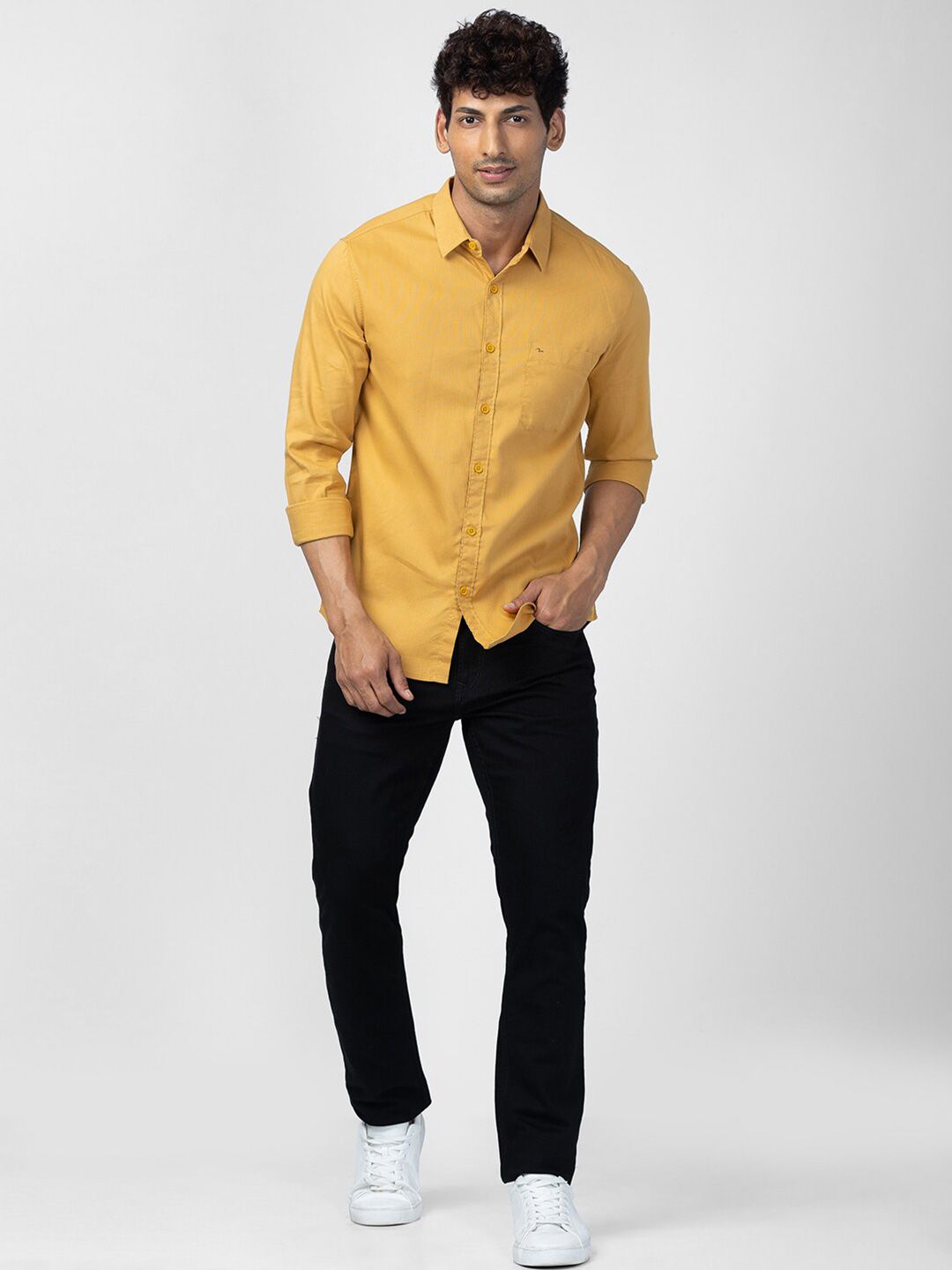 SPYKAR Men Slim Fit Casual Shirt