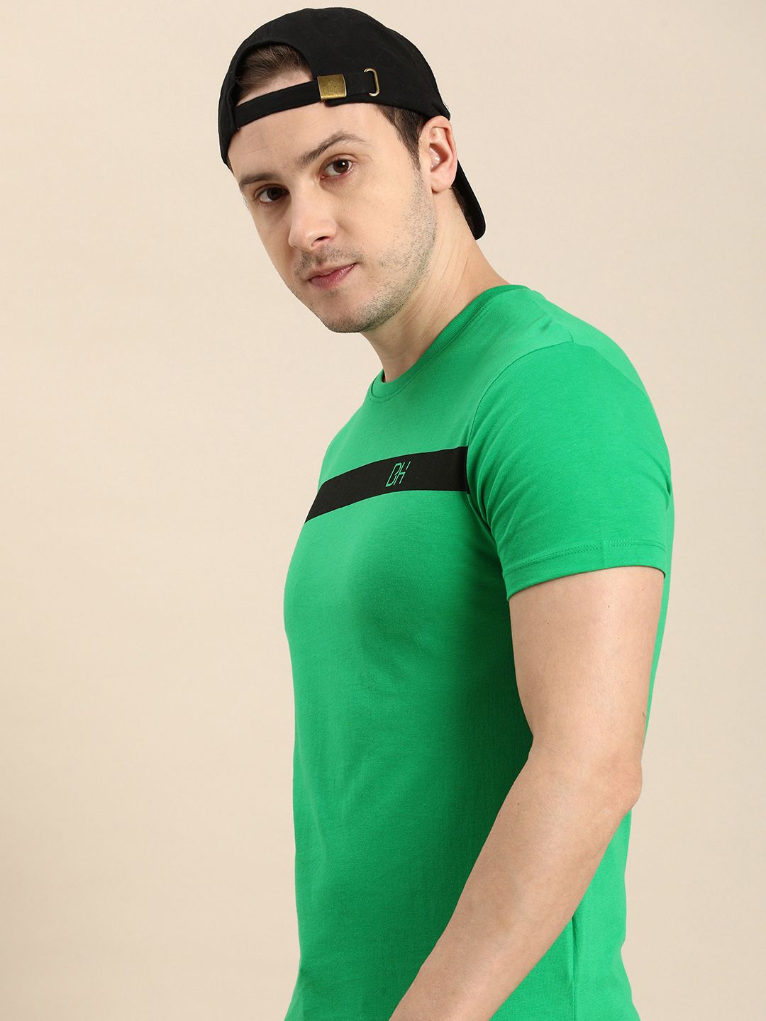 Being Human Striped Pure Cotton T-shirt