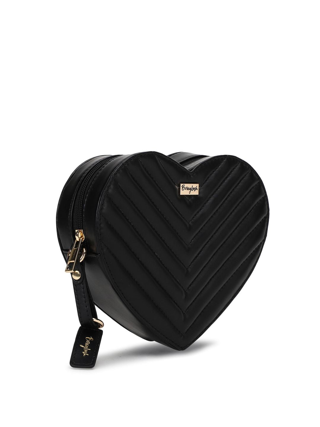 Berrylush Structured Sling Bag with Quilted